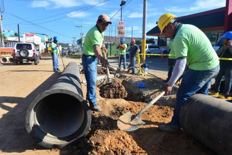 Así avanza la construcción del paso a desnivel de la Calle Martí 
