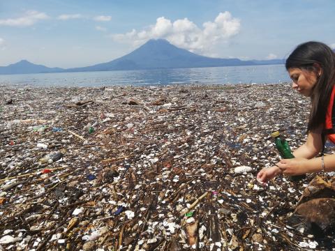 As&iacute; qued&oacute; el Lago de Atitl&aacute;n luego de las fuertes lluvias
