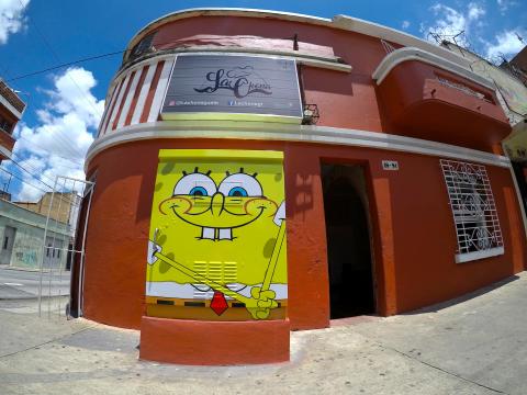 Bob Esponja te da la bienvenida en la zona 1