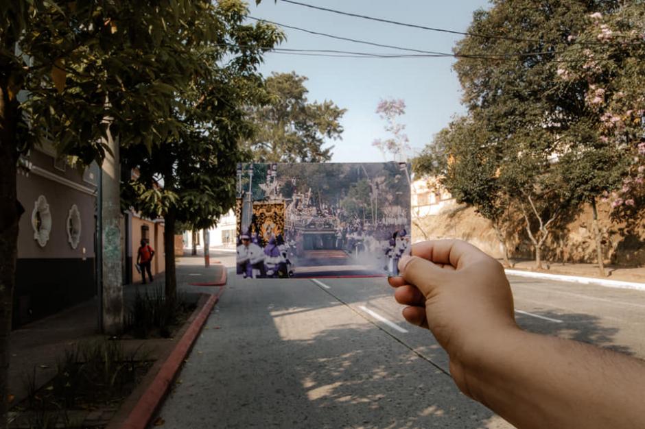 La procesión de Cristo Rey recordada en creativa sesión de fotos