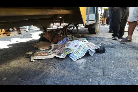 Vendedor de periódicos de 79 años fallece atropellado