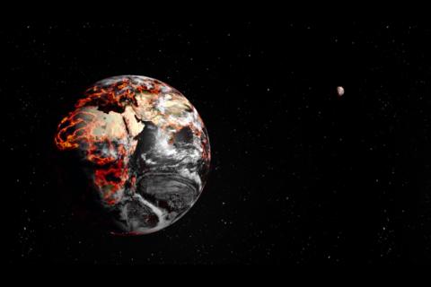 Meteorito cae en su patio y el fenómeno queda grabado en video