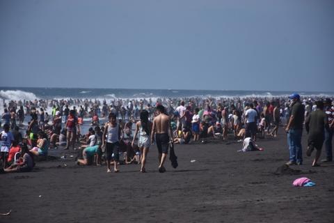 Covid-19: Así lucen las playas de Puerto San José en Año Nuevo