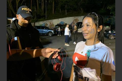 &iquest;Qu&eacute; pas&oacute; entre 'Esme La Chapina' y la PMT en San Marcos?