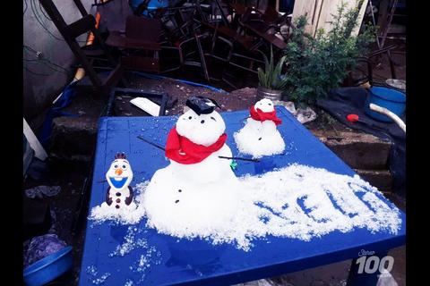 Fuerte granizada pinta de blanco algunas zonas de Quetzaltenango