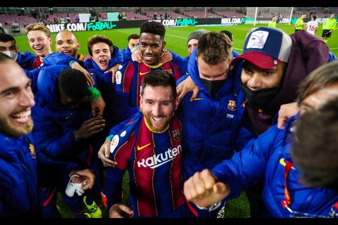 Copa del Rey: Eufórica celebración del Barcelona tras la victoria