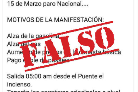 ¿Hay bloqueos en Guatemala y otros puntos del país? R: Falso