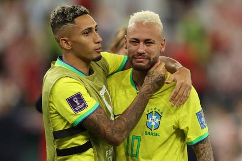 Neymar filtra mensajes con sus compañeros tras eliminación de Brasil