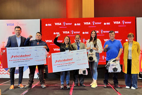 Conoce a los ganadores que viajarán a Catar, gracias a Visa y BAC Credomatic