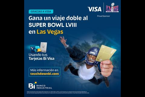 Tus Tarjetas Bi Visa te llevan al Super Bowl 2024