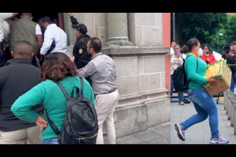  ¿Quién es ella? MP explica extraña mujer en allanamientos