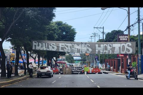 ¿Qué vías están bloqueadas en la Ciudad de Guatemala?