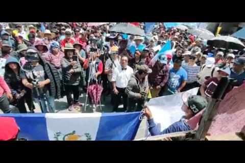 Esto dicen autoridades comunitarias de Xela sobre los bloqueos