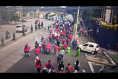 ¡Más bloqueos! Los lugares en la ciudad de Guatemala que están paralizados