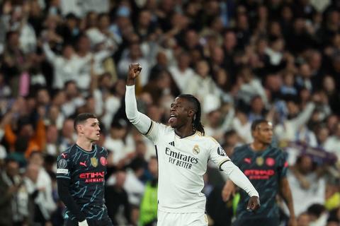 Lluvia de goles en el Santiago Bernabéu entre el Real Madrid y Manchester City