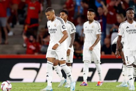 Mbappé no pudo anotar en su debut de Liga con el Madrid