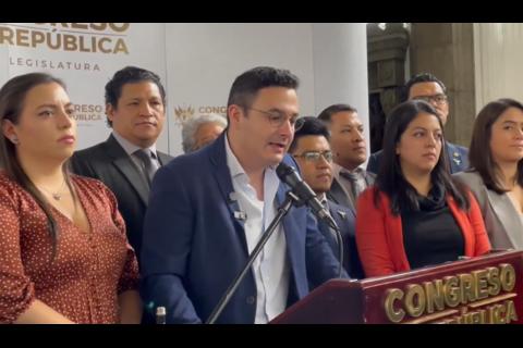 Diputados de Semilla accionan legalmente contra Rafael Curruchiche