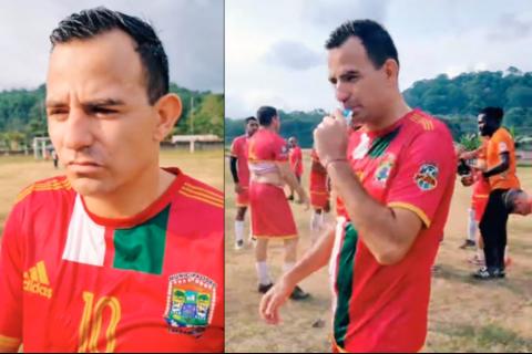 Reaparece el exfutbolista Marco Pappa, esta vez en el departamento de Quetzaltenango