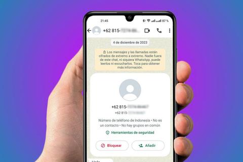 Lo que nunca debes hacer si recibes mensajes de números extraños en WhatsApp