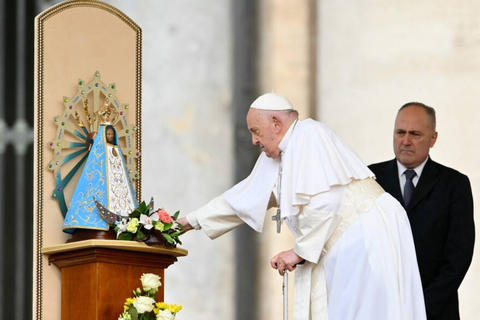  El &uacute;ltimo regalo que hizo El Papa: Una virgen de Luj&aacute;n