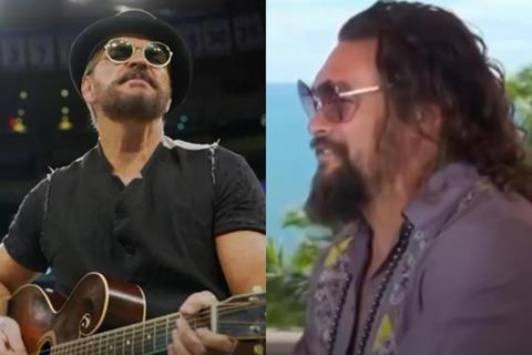 Jason Momoa a Ricardo Arjona: "Le regalé mi guitarra favorita"