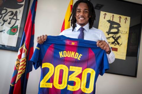 'La Champions no es una obsesi&oacute;n', asegur&oacute; Kound&eacute; tras firmar su renovaci&oacute;n