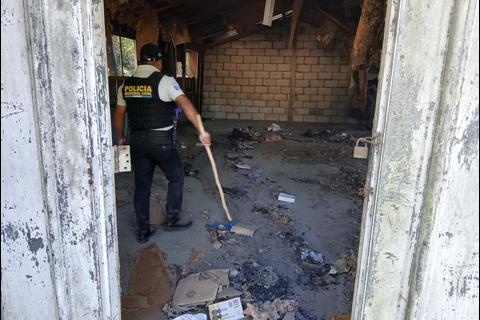 Los inmuebles utilizados por pandilleros para cometer actos de vandalismo