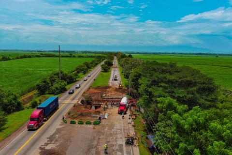 La autopista que conduce a Puerto Quetzal lleva un 14% de avance