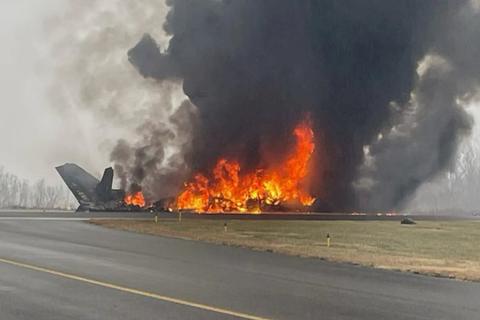 &iexcl;Accidente a&eacute;reo! Jet privado se estrella en Carolina del Norte