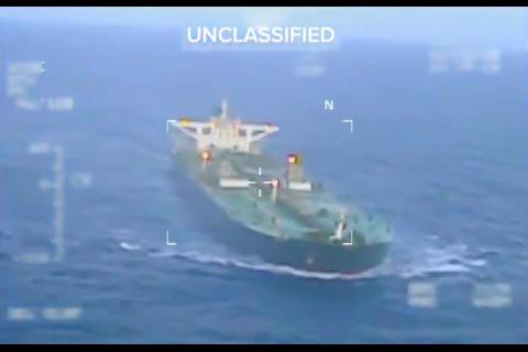 EEUU intercept&oacute; un nuevo petrolero frente a las costas de Venezuela