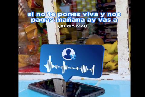 La llamada de extorsi&oacute;n con la que el MP explica como denunciar