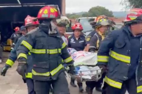 Identifican a piloto que muri&oacute; cuando se incendi&oacute; el tr&aacute;iler que manejaba