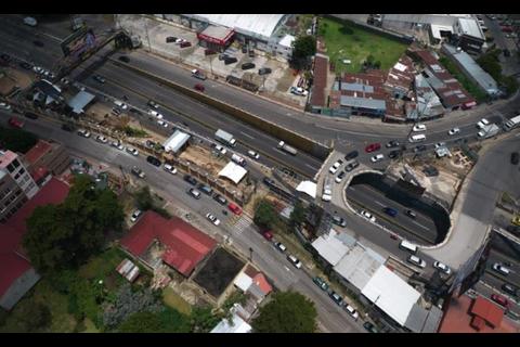 As&iacute; de avanzado luce el paso a desnivel en San Jos&eacute; Pinula (video)