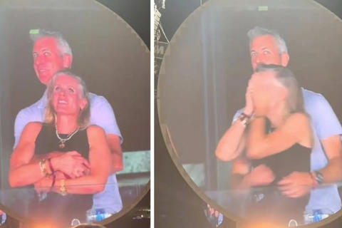 &iexcl;Cachados! Coldplay expone a amantes en pleno concierto 