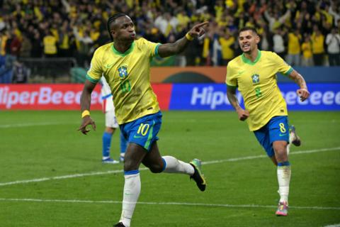 Un gol de Vinicius mete a Brasil a la Copa del Mundo de 2026