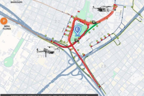 Cierres en El Trébol: horario y rutas alternas para este jueves