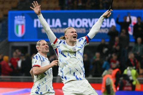 Haaland lleva a Noruega al Mundial y envía a Italia al repechaje