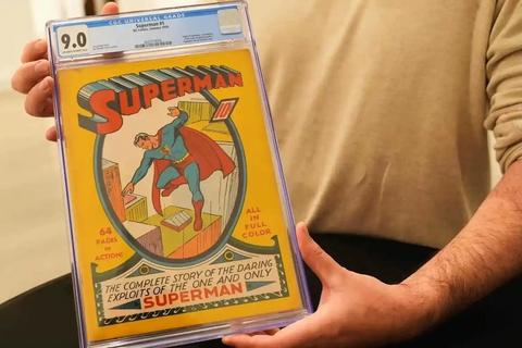 Cómic de 'Superman #1' aparece intacto y rompe récord en subasta