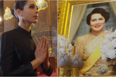 Fátima Bosch deja polémicas y cumple agenda de Miss Universe