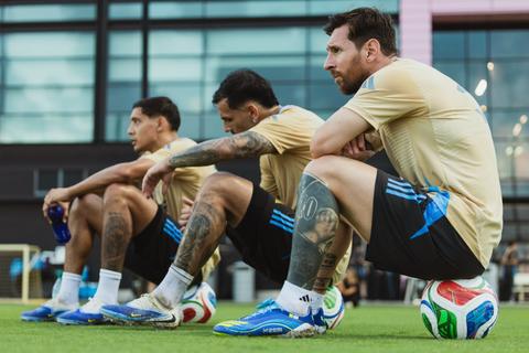 La Argentina de Lionel Messi se prepara para el amistoso contra Venezuela