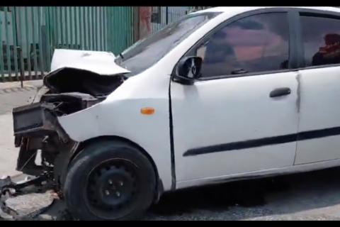 Im&aacute;genes posteriores al accidente donde falleci&oacute; conductor en zona 12 (video)