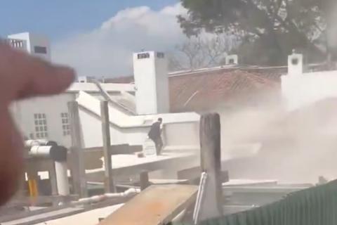 Disparos irrumpen en manifestaci&oacute;n contra reelecci&oacute;n de rector de la Usac (video)