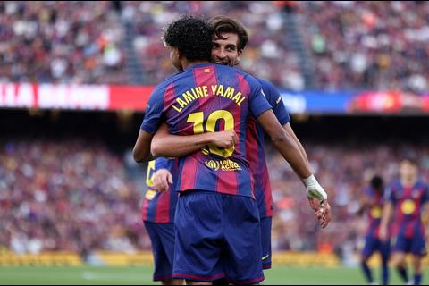 Ferr&aacute;n Torres y Lamine Yamal lideran la goleada del Barcelona ante el Espanyol