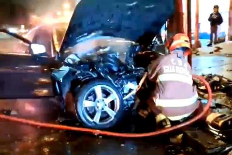Im&aacute;genes posteriores al accidente ocurrido en la Roosevelt (video)