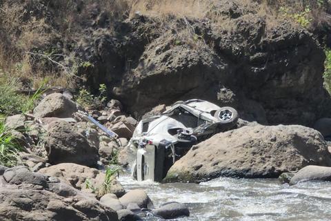 Im&aacute;genes posteriores del accidente de microb&uacute;s en Tecp&aacute;n (video)