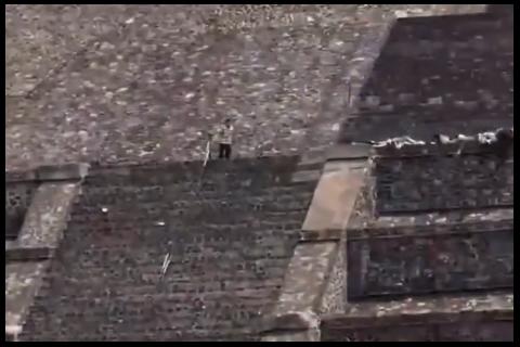 As&iacute; fue el ataque armado en pir&aacute;mide de Teotihuac&aacute;n