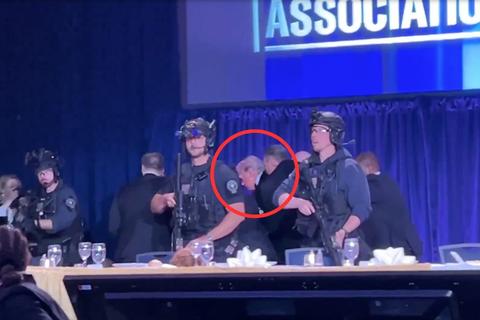 Trump sale ileso tras disparos en cena de prensa y confirma que tirador fue detenido