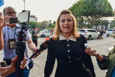 &iexcl;Aspirantes a Fiscal! Beyla Estrada expuso su plan de trabajo a Bernardo Ar&eacute;valo