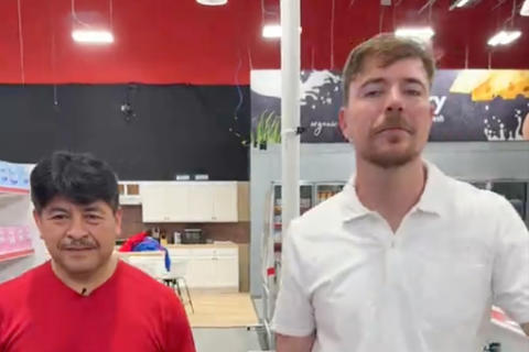 Mr. Beast graba trend con Juan, quien concursa en su reto por un mill&oacute;n de d&oacute;lares