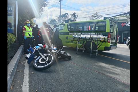 As&iacute; fue el ataque contra la PNC en la zona 10 (video)